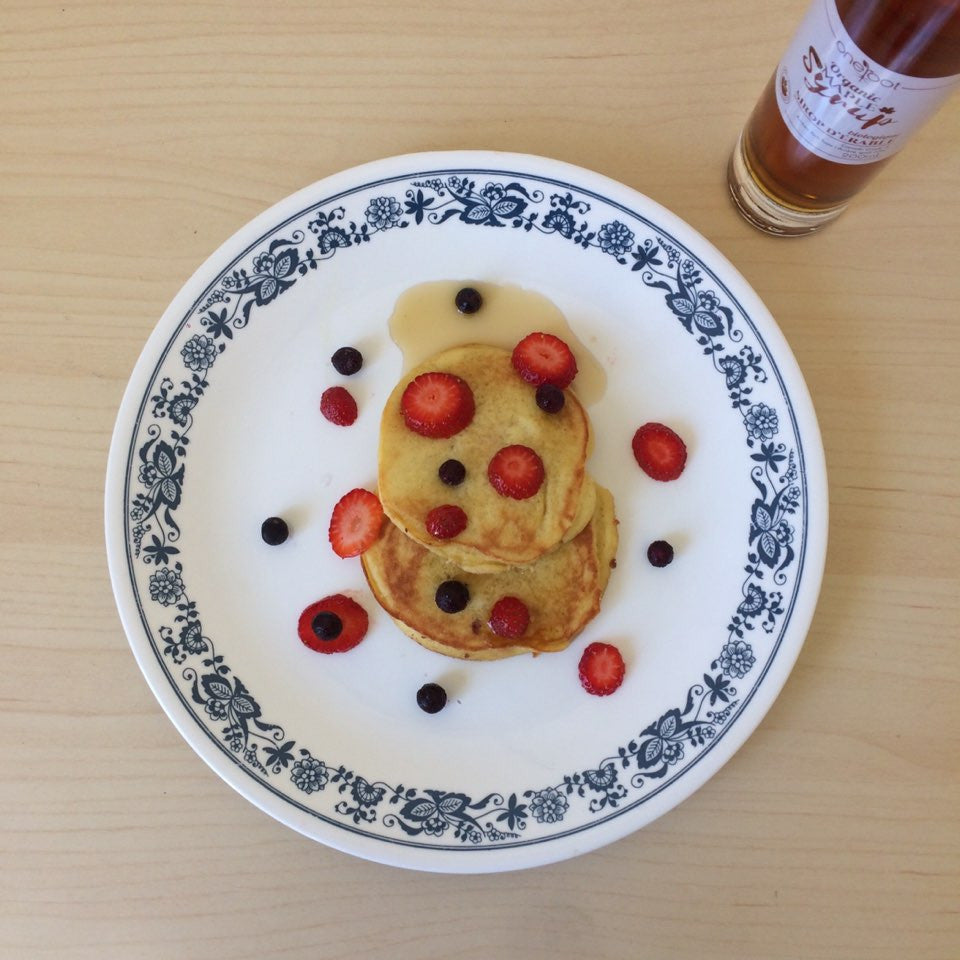 Coconut Flour Pancake with Organic Maple Syrup 