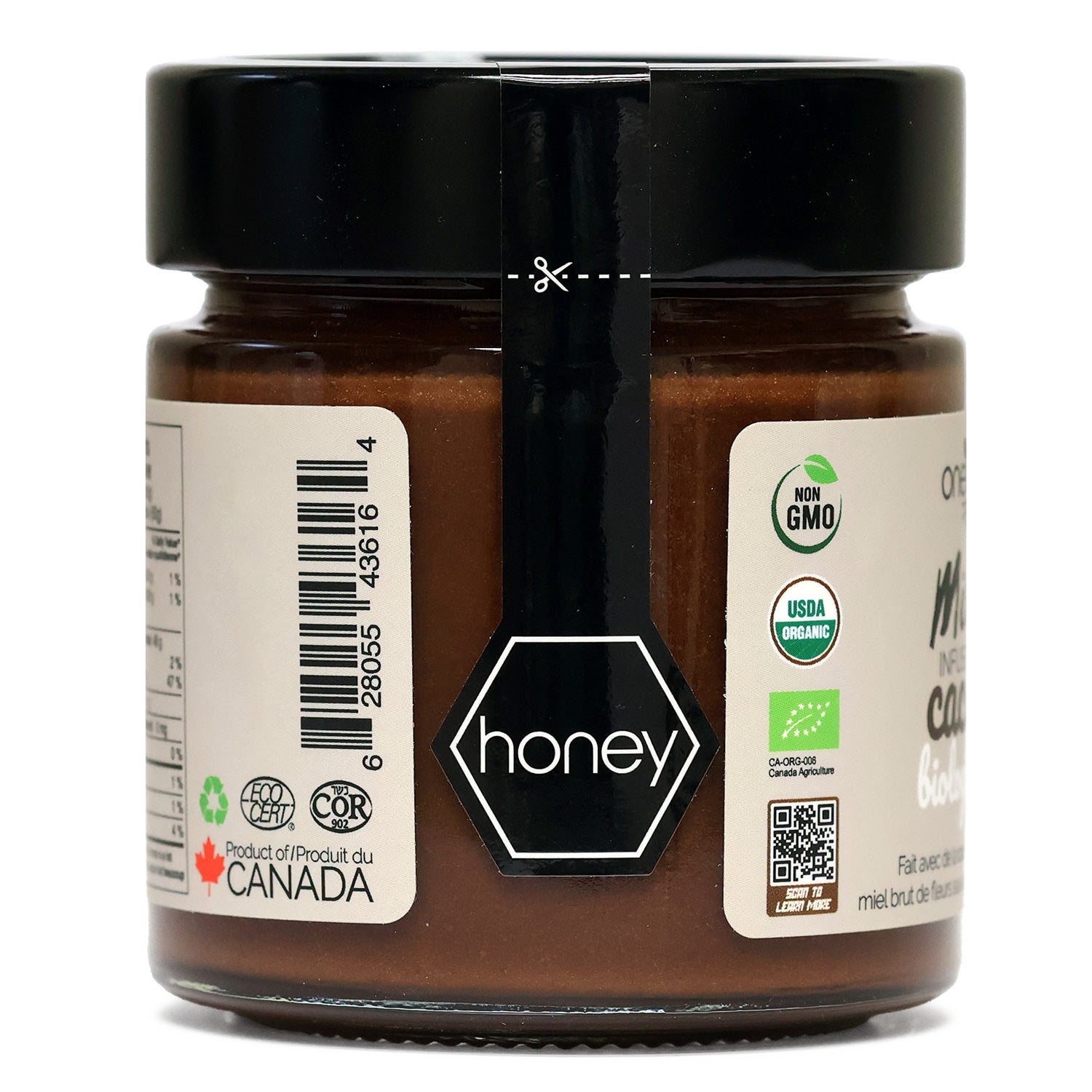 Miel Infusé au Cacao Bio - 300g