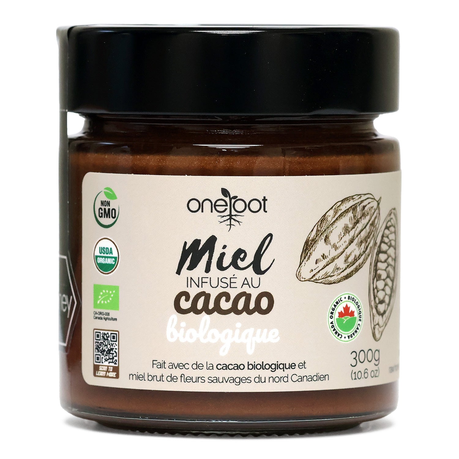 Miel Infusé au Cacao Bio - 300g