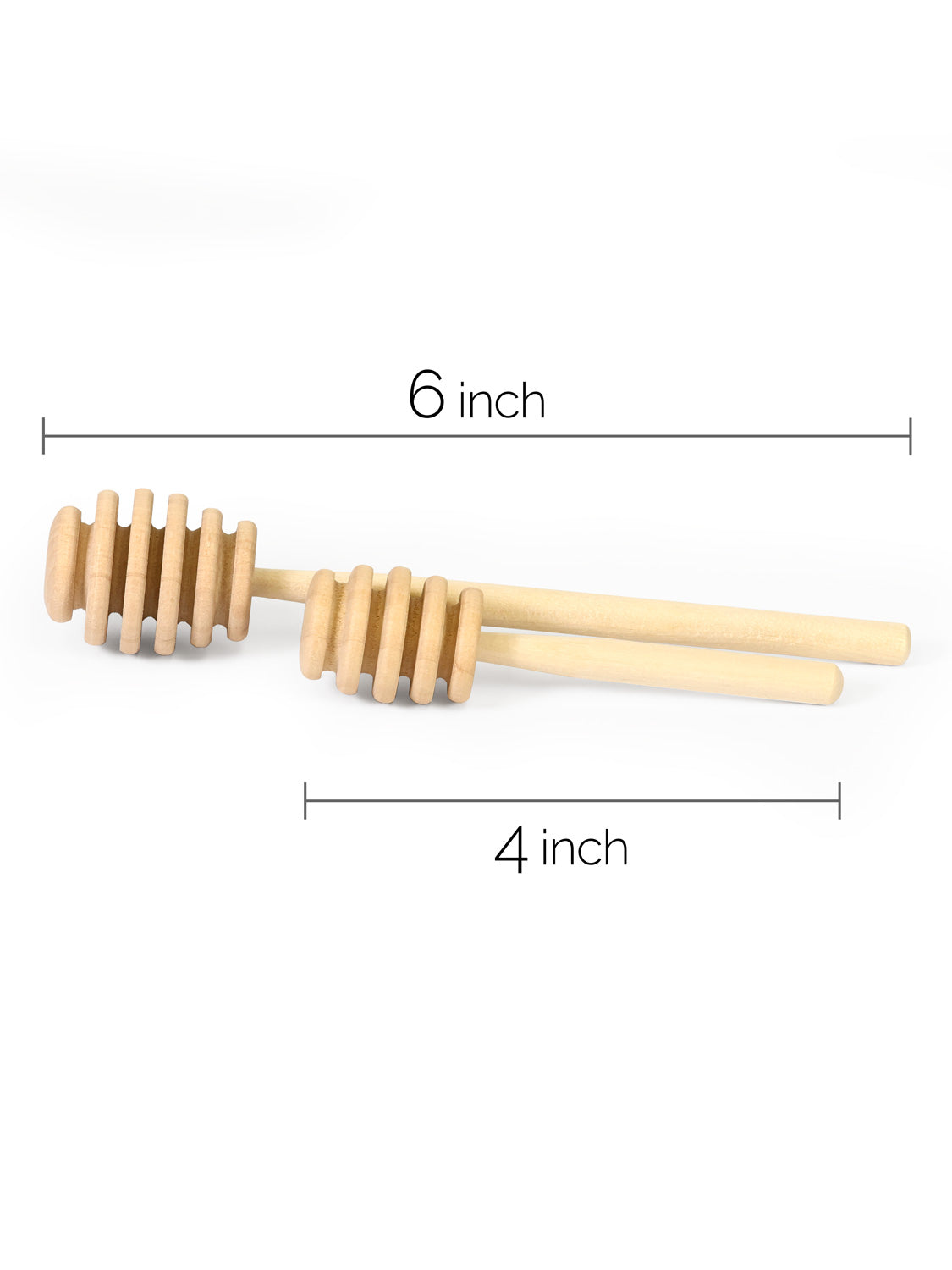 Maple Wood Honey Dipper 6"