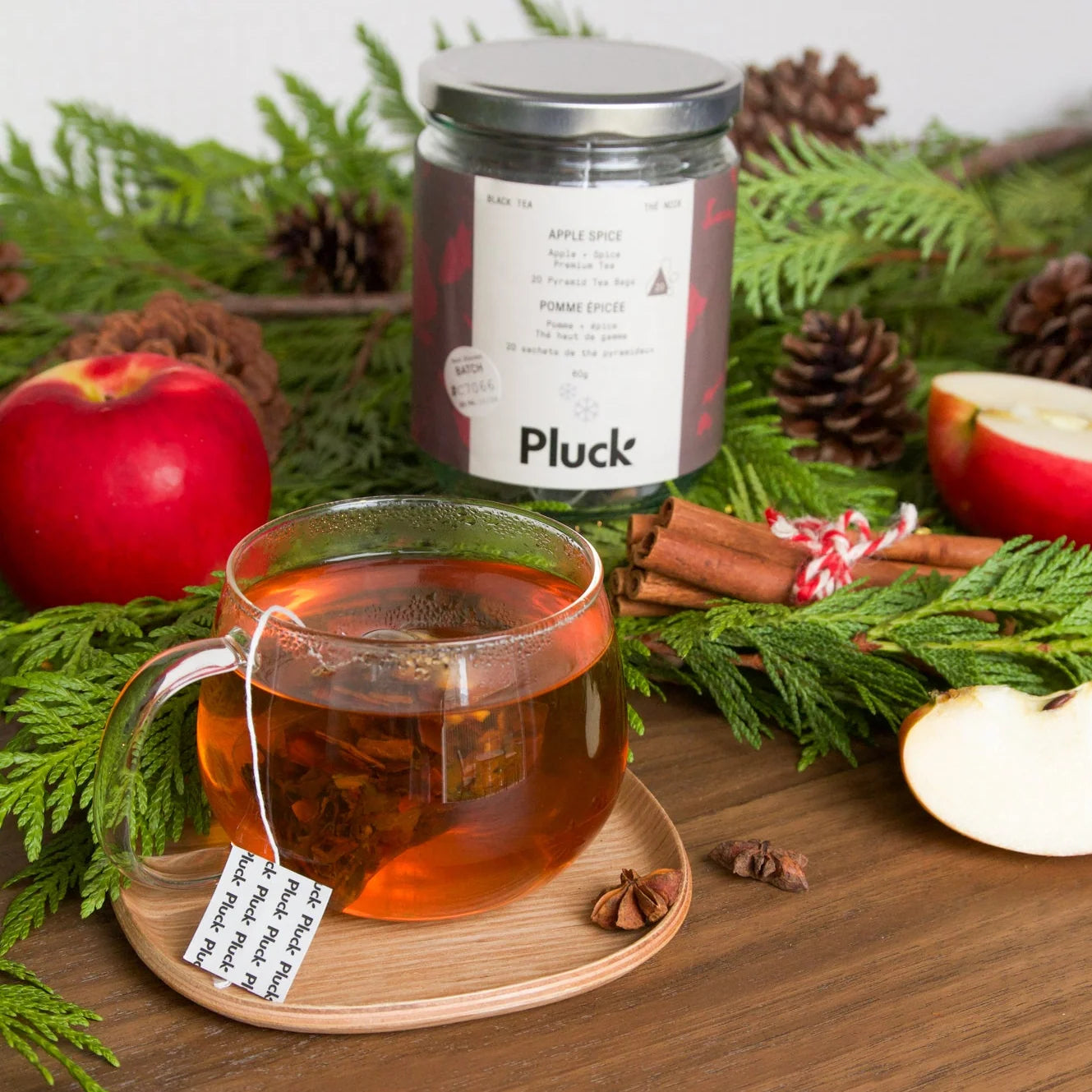 Pluck Tea - Apple Spice (30 tea bags)