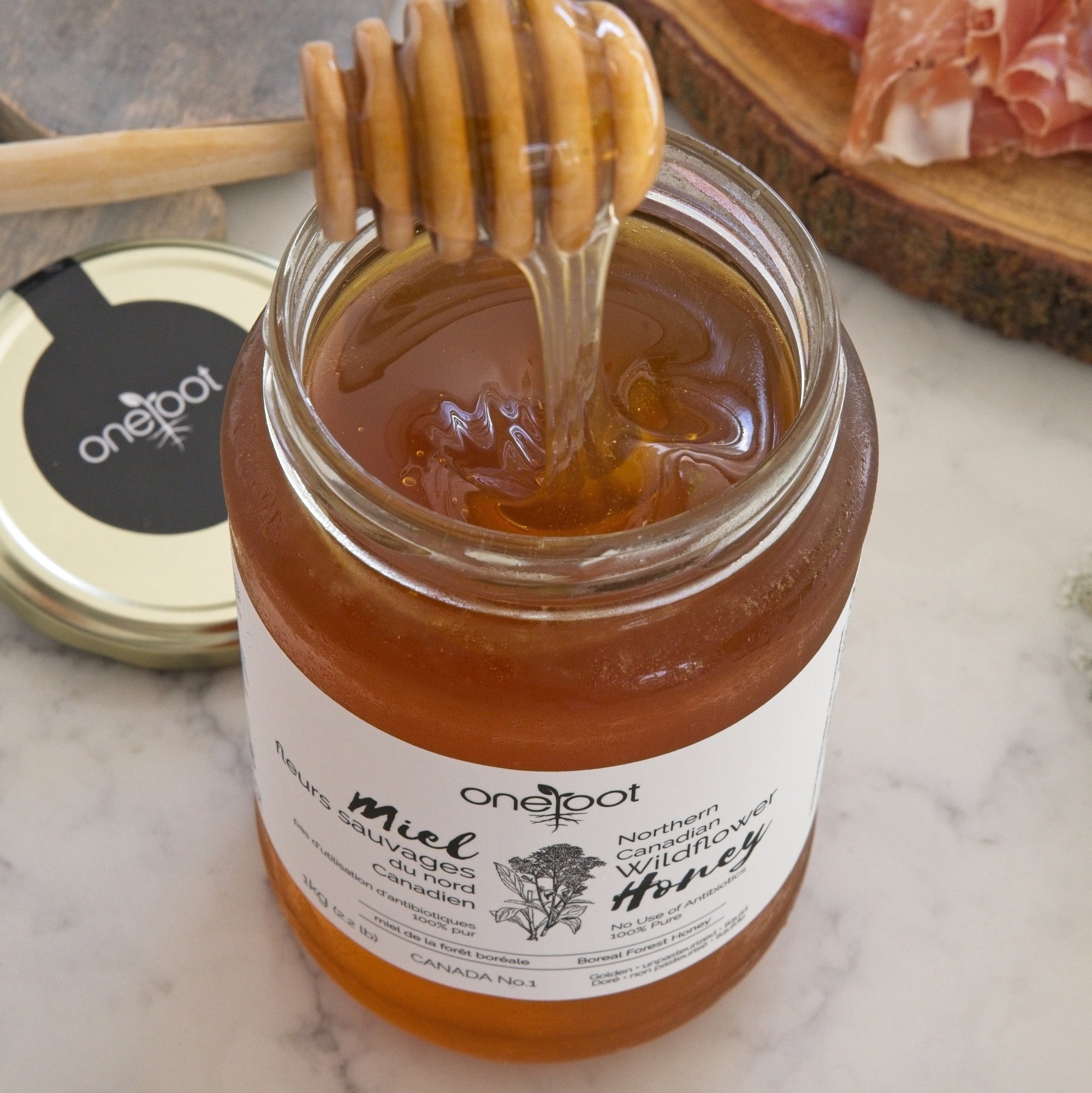 Natural Boreal Forest Wildflower Honey Liquid - 1kg (2.2lb)