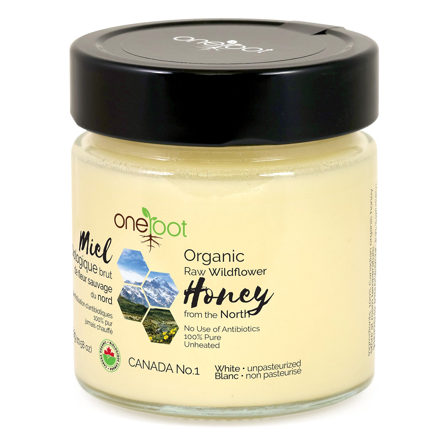 Miel de Fleurs Sauvages Brut et Biologique - 300g
