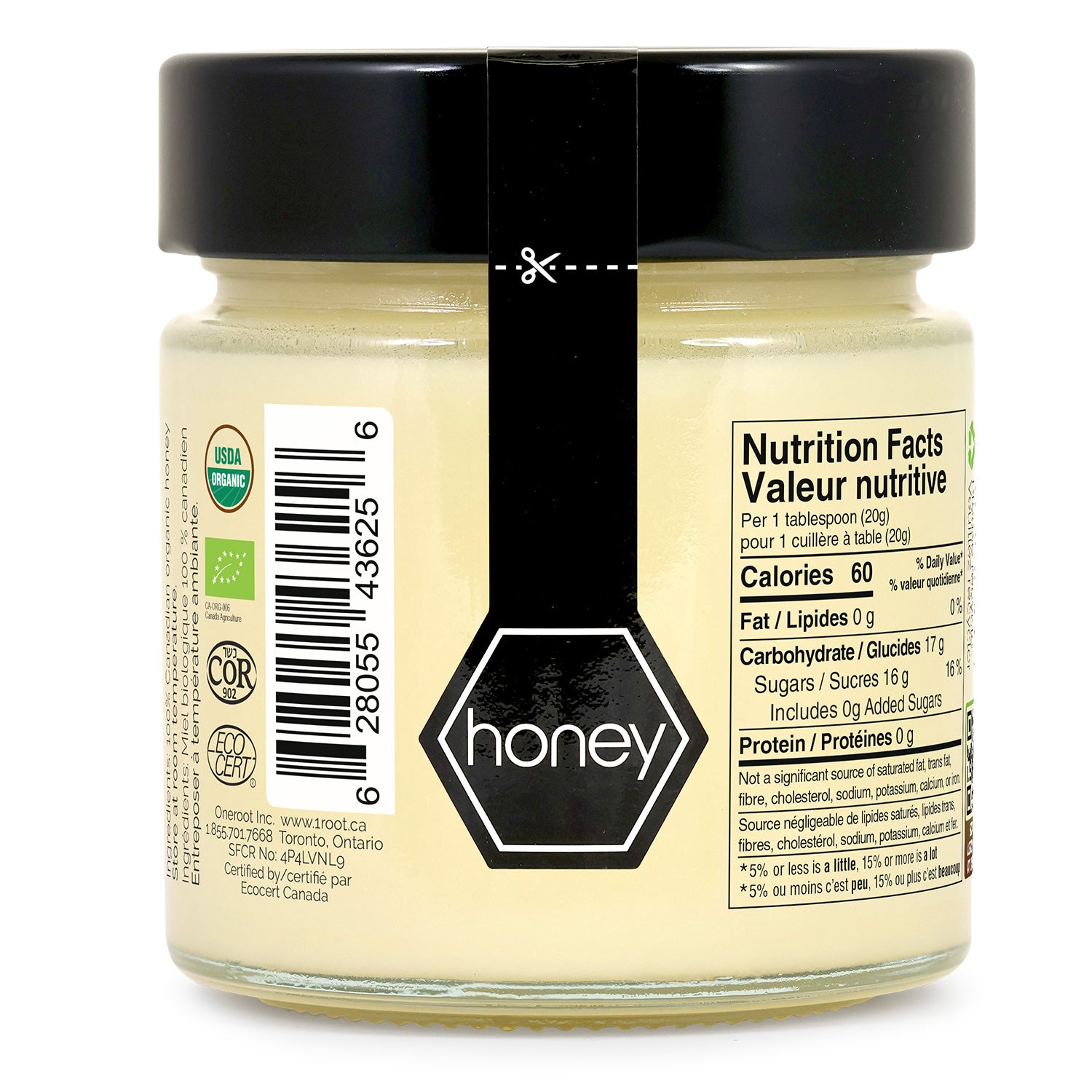 Miel de Fleurs Sauvages Brut et Biologique - 300g