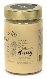 Natural Raw Boreal Forest Wildflower Honey - 500g (17.6oz)