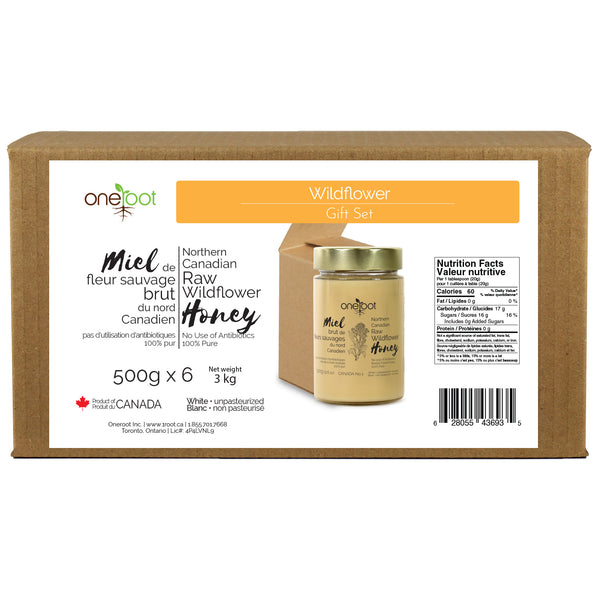 북부 숲 야생화 꿀 선물 상자 - 500g x6