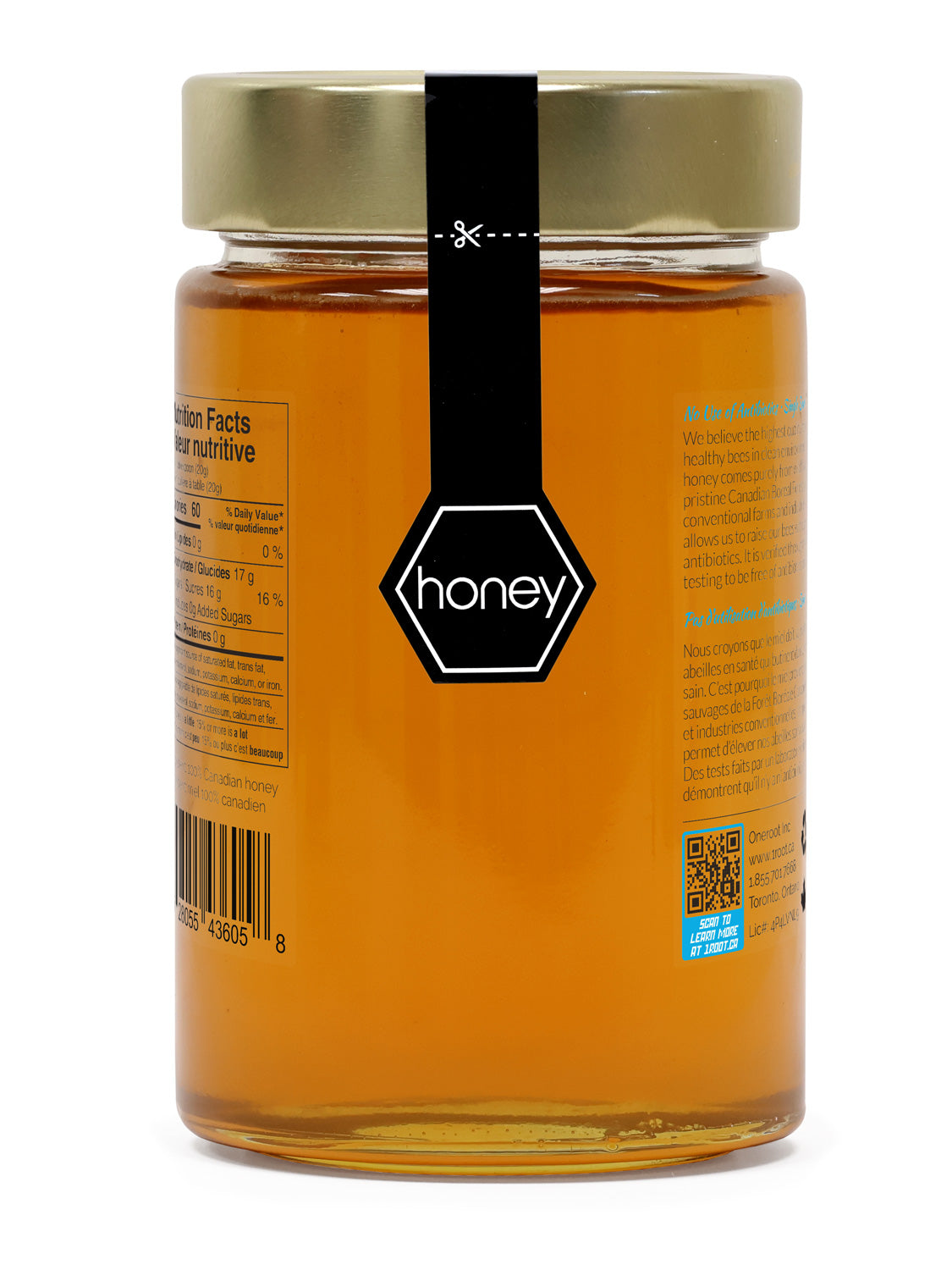 Natural Boreal Forest Wildflower Honey Liquid - 500g