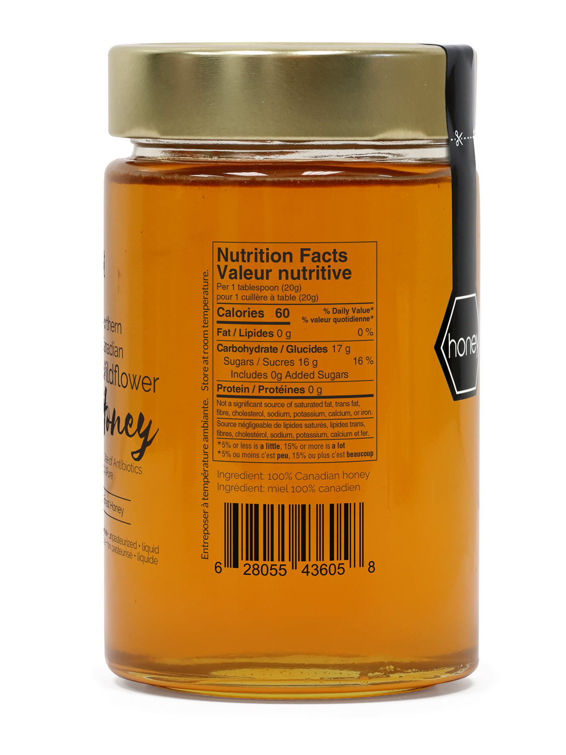 Natural Boreal Forest Wildflower Honey Liquid - 500g