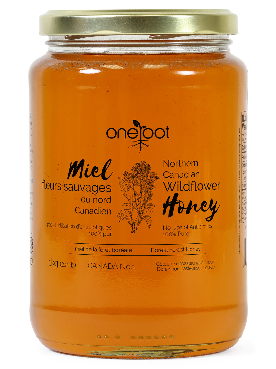 Natural Boreal Forest Wildflower Honey Liquid - 1kg