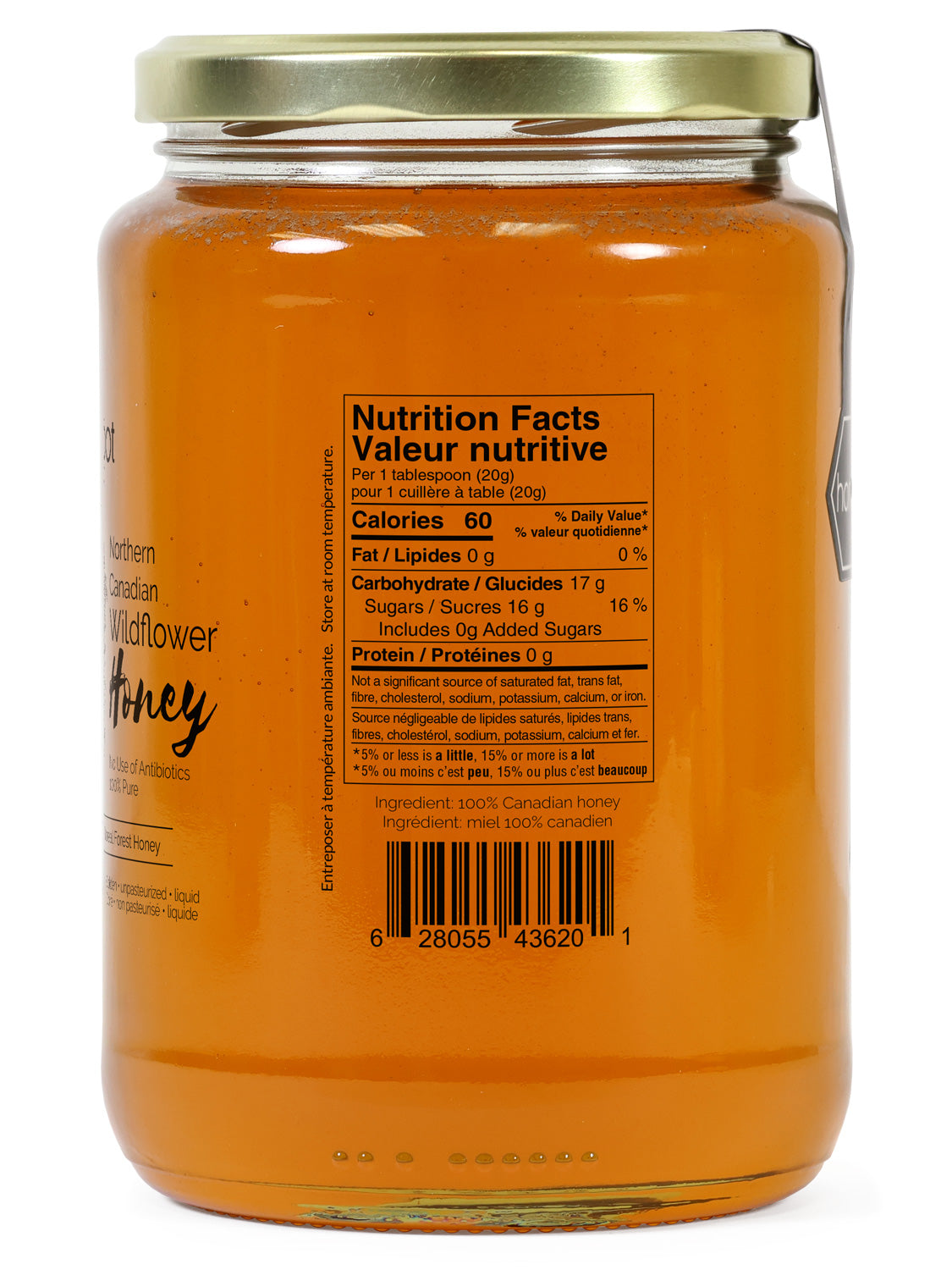 Natural Boreal Forest Wildflower Honey Liquid - 1kg