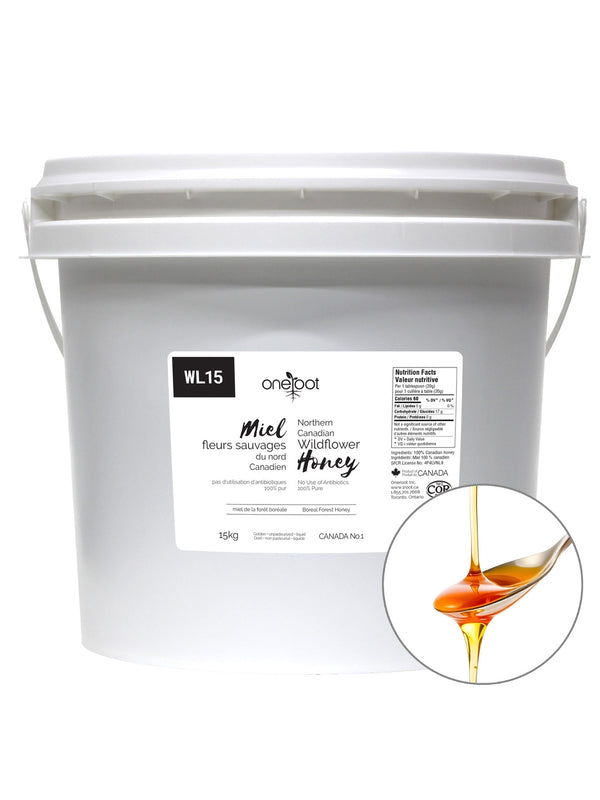천연 원시 북방 숲 야생화 꿀 - 15kg