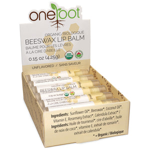 100% Organic Beeswax Lip Balm Unflavored