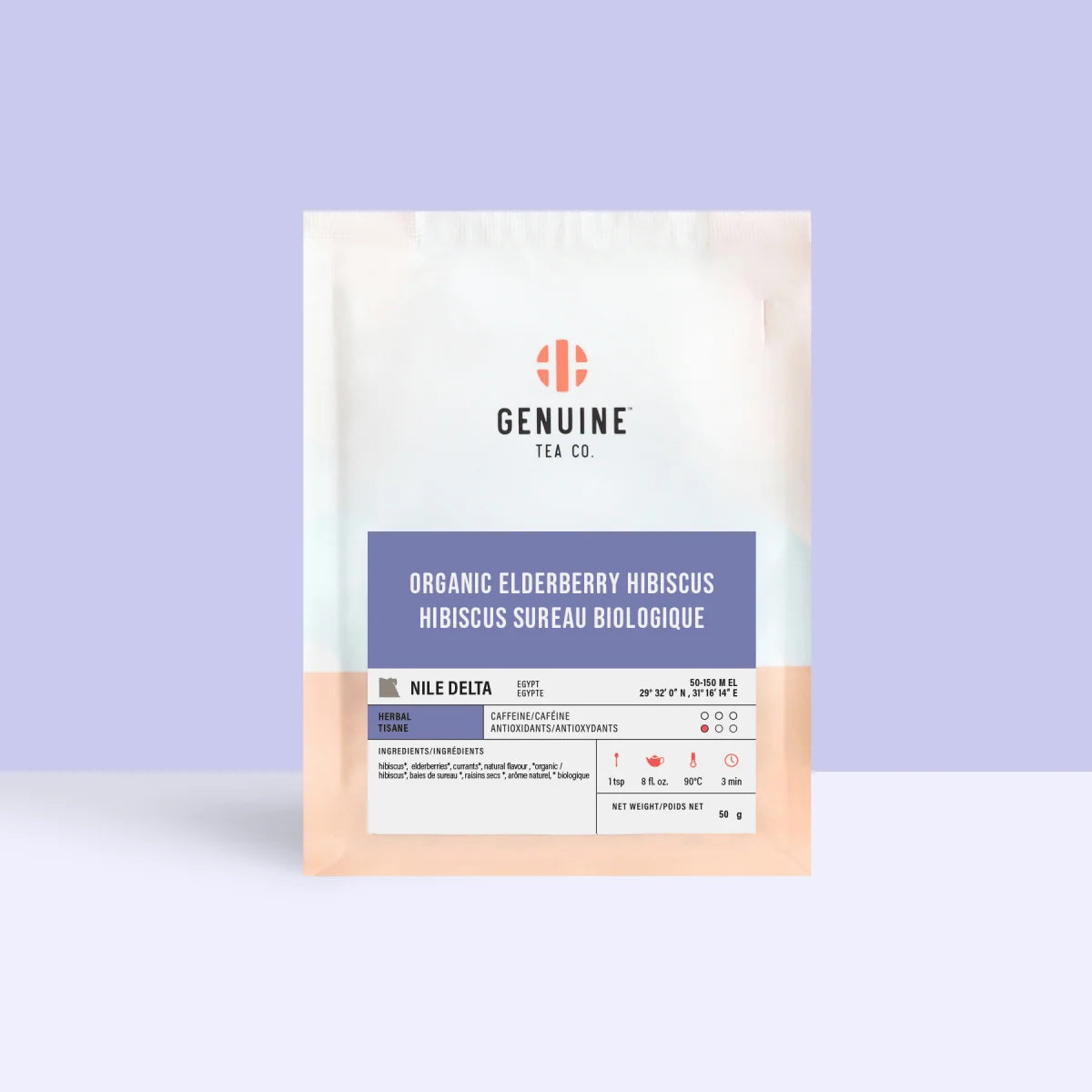 Genuine Tea - Organic Elderberry Hibiscus