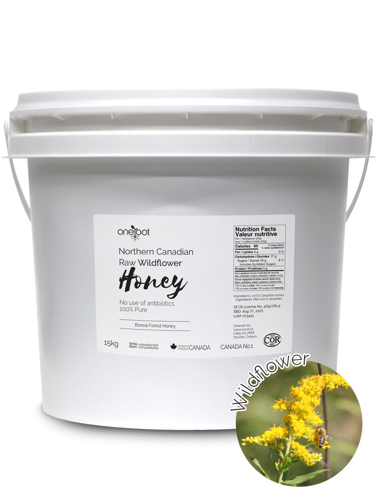 Natural Raw Wildflower Honey - 15kg