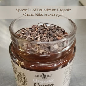 Organic Cacao Infused Honey - 300g - organic cacao nibs canada